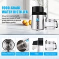 thumbnail image 3 of Destilador de agua DC HOUSE de 4 L, acero inoxidable, 110 V, 750 W, 3 of 9