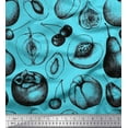 thumbnail image 1 of Soimoi Cotton Jersey Fabric Mix Fruits Decor Fabric Printed Yard 58 Inch Wide, 1 of 3