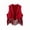 Red, variant on Coerni Girls Fringe Vest Notched Collar Faux Suede Tassel Gilet Sleeveless Open-Front Leather Jacket Halloween Hippie Party Cowgirl Waistcoat
