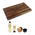 thumbnail image 1 of John Boos 60 x 30 inch Walnut Wood Countertop Cutting Board & Maintance Set, 1 of 10