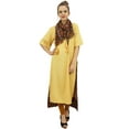 thumbnail image 4 of Bimba Women's Rayon Beige Kurti Asymmetrical Hem Designer Kurta With Scarf - 20, 4 of 9