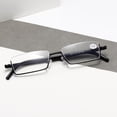 thumbnail image 6 of 2PK Men's Half Metal Frame Reading Glasses Blue Light Readers for Small Head Face, 6 of 9