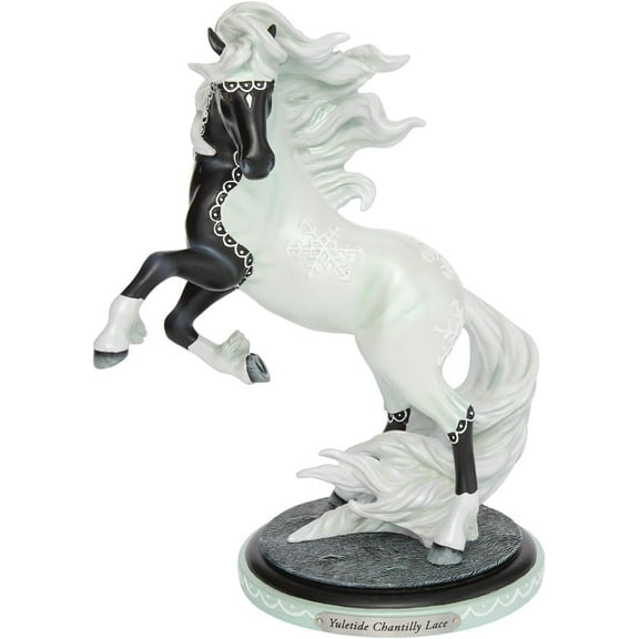 Enesco The Trail of Painted Ponies Christmas Yuletide Chantilly Lace Figurine