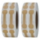 thumbnail image 1 of Etiquetas para Joyeria GlamTagBrown 2 Rollos con 1000 Etiquetas 4.2x1.1cm Marrón., 1 of 1