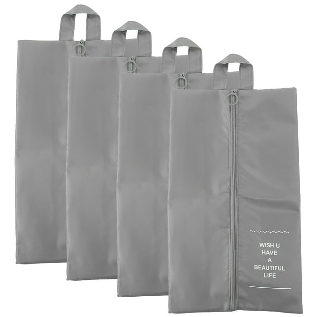 Bolsas de viaje para zapatos, bolsa portátil para zapatos, bolsas de mano para zapatos, para viajes en casa y oficina, 4 Uds.