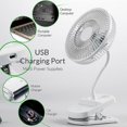 thumbnail image 5 of Clip Fan Portable Usb Stroller Fan 360 Swivel, 5 of 5