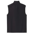 thumbnail image 3 of Handshe Men's Outdoor Vest, Solid Color Stand Collar Sleeveless with Pockets for Work, Sports, Travel and Daily Use, 3 of 7