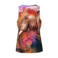 thumbnail image 6 of Sigee Oil Paintings of Elephants for Men's Workout Tank Top, Athletic Gym Sleeveless Shirt - Quick Dry, Lightweight, Breathable 3X-Large, 6 of 9