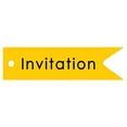 thumbnail image 1 of Custom Word Personalized Thin Hand Tag Wedding Party Favor Paper Hang Tag - Colors Available, 1 of 1