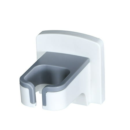 

Plastic Slat Wall Hook Shower Hiar Dryer Holder Self Support Wall Bracket Wall Mop Holder Hook Bathroom Kitchen Punch-Free