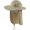 Light Vert Khaki, variant on Prefer Mens UPF 50+ Sun Protection Cap Wide Brim Fishing Hat with Neck Flap Sun Hat for Men Women