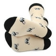 thumbnail image 4 of Urban-Peacock Men's Novelty Fun Crew Socks - French Bulldog - Beige, 4 of 5