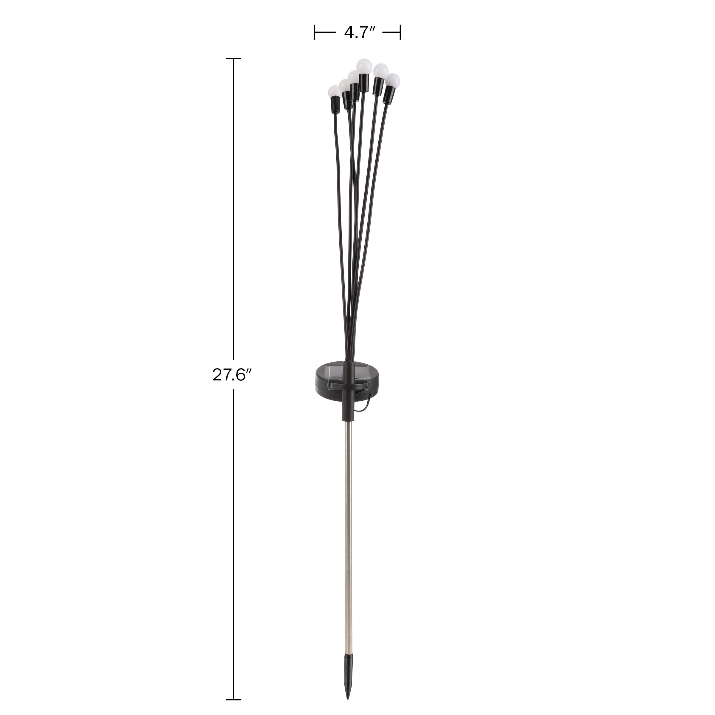Pure Garden Outdoor Solar Garden Lights 4-Pack