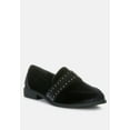 thumbnail image 2 of Walkin Stud Detail Velvet Loafers, 2 of 11