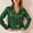 Green, variant on Women's Fashionable Satin Casual Shirt Elegant Long Sleeve Blouse With Hidden Placket Solid Color Workwear Short Sleeve Shirts for Women Casual Summer Half Tee Button down Blouses for Women V Neck T