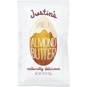Justin's Almond Butter Squeeze Pack, Vanilla, 1.15 Oz, Pack Of 10