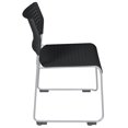 thumbnail image 3 of Regency Eris Stack Chair (20 pack)- Black/ Chrome, 3 of 6