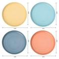 thumbnail image 7 of Kripyery 4 Pcs Lightweight Unbreakable Plates Reusable Dishwasher Microwave Safe Dinner Plates Colorful Everyday Square Round Plates for Kitchen Camping, 7 of 7