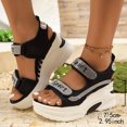 thumbnail image 1 of WILLBEST Sandalias De Playa Para Mujer Mujeres Señoras Bajo Baile Salón Tango Latino Zapatos Sandalias, 1 of 9