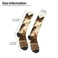 thumbnail image 2 of Sigee Butterfly Cow Barrel for Socks for Men Women Socks Stocking Compression Socks, 2 of 6