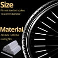thumbnail image 4 of Bike Spoke Reflector, 72PCS Bicycle Wheel Spoke Reflector Bicycle Cycling Reflective Clips for Safe and Warning Kids Adult Bike Easy Mount, 4 of 7