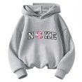 thumbnail image 3 of Conjunto de sudadera con capucha de punto para niños y niñas, sudaderas casuales de manga larga, tops, mono informal para niños de 2 a 13 años, 3 of 5