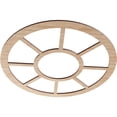 thumbnail image 2 of Ekena Millwork 22"OD x 8"ID x 3/8"T Grace Wood Fretwork Pierced Ceiling Medallion, Alder, 2 of 3