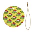 thumbnail image 2 of Adorno navideño colgante Grin-Ch para árbol de Navidad: adornos colgantes de cerámica para fiestas: ideas para regalar adornos navideños, 2 of 8