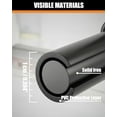 thumbnail image 6 of 7.3'' Heavy Duty Garage Hooks, 4 Pack Wall Mount Garage Storage Hooks for Hanging Bike, Ladder, Tools - 100LB Load Capacity, Triple-Welded, PVC Coated (Black), 6 of 7