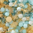 thumbnail image 1 of Vibrant Glass Bead Craft Kit for Kids DIY Jewelry Making with 30g Colorful Beads, 1 of 8