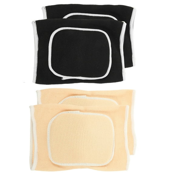 2 Pairs Padded Knee Cover Nonskid Knee Brace Running Knee Sleeve Knee Cushion for Workout