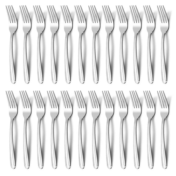 Dinner Forks Set, Stainless Steel Forks Set of 24, 8.2 Inchs Salad Forks, Dessert Forks