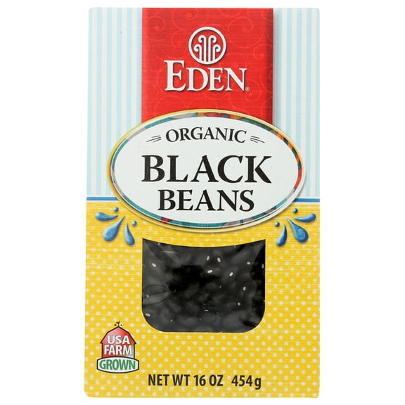 Eden Organic Dry Black Turtle Beans, 16 Oz