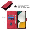 thumbnail image 3 of Compatible with Samsung Galaxy A34 5G Classic Embossed PU Leather Case with Card Holder Shockproof Cover, 3 of 5