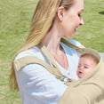 thumbnail image 3 of Nursing Cover for Baby Breastfeeding,Breathable Cover with Rigid Hoop for Mother Nursing Apron, Multi-use Adjustable Privacy Nursing Apron Cover,Include Two Baby Bibs,Milky White, 3 of 7