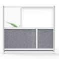 thumbnail image 3 of Stand Up Desk Store ReFocus Modular and Expandable Office Partition Wall System (53" W x 48" H Freestanding / Starter Divider Wall), 3 of 8