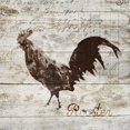 thumbnail image 2 of PI Studio 20x20 Gold Ornate Wood Framed with Double Matting Museum Art Print Titled - Rooster, 2 of 4