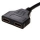 thumbnail image 5 of Cable Hdmi Adaptador macho negro compatible con HDMI a hembra compatible con HDMI doble Cable de conexión Cable de 30 cm, 5 of 8