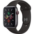 thumbnail image 4 of Remis à Neuf Apple Watch Series 5 Aluminium 44 mm A2095 (GPS + Cellulaire) Gris Cosmique avec Écouteurs Sans Fil, 4 of 5