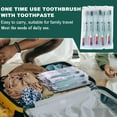 thumbnail image 3 of xianlin-Disposable Toothbrushes with Toothpaste,30 Pack Green Bulk Toothbrushes Individually Wrapped Travel Toothbrush and Toothpaste Kit for Homeless,Nursing Home,Hotel,Charity, 3 of 4