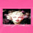 thumbnail image 3 of Marilyn Monroe - Pop Culture Icon - Covered in Flowers - Juniors Fitted Graphic T-Shirt, 3 of 5