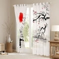 thumbnail image 3 of Homewish Japan Sakura Blackout Curtains Set of 2 (52x84 Each),Exotic Style Window Curtains,Natural Landscape Curtains and Drapes For Teens,Breathable Home Decor, 3 of 6