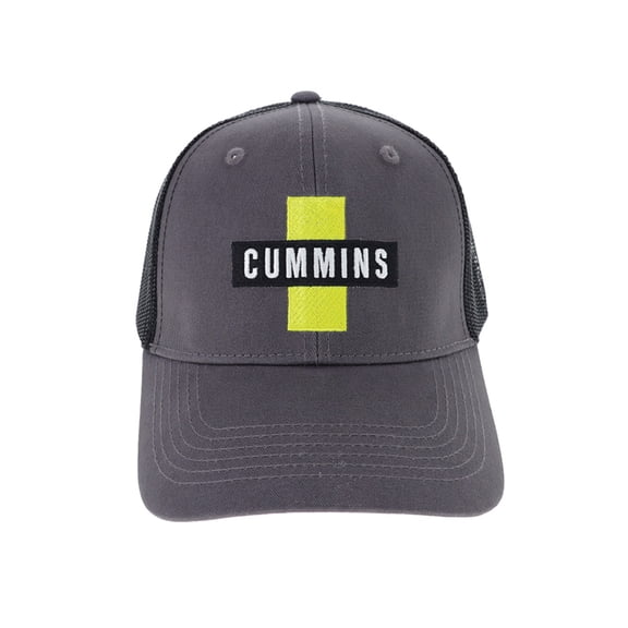Cummins Hat Cmn35189 Vintage Baseball Cap 1952 Cummins Logo Dodge Engine Fan Retro Style Trucker Hat For Men Women - Mesh Snapback Cap Gray