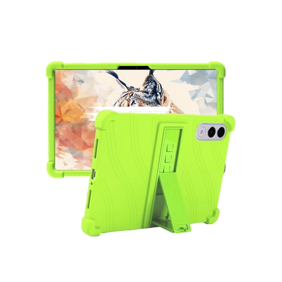 Silicone Case for Lenovo Yoga Tab 11.1 inch, Soft Flexible Shockproof Protective Tablet Cover, Anti-Scratch & Lightweight Slim Design-Green