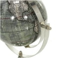 thumbnail image 6 of DecMode 8" Silver World Map Globe, 6 of 10