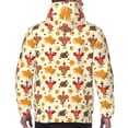 thumbnail image 7 of Sikiie Thanksgiving Turkeys Men's Hoodie, Essentials Hoodie, Sweatshirt, Pullover Hooded Sweatshirt for Men-X-Large, 7 of 7