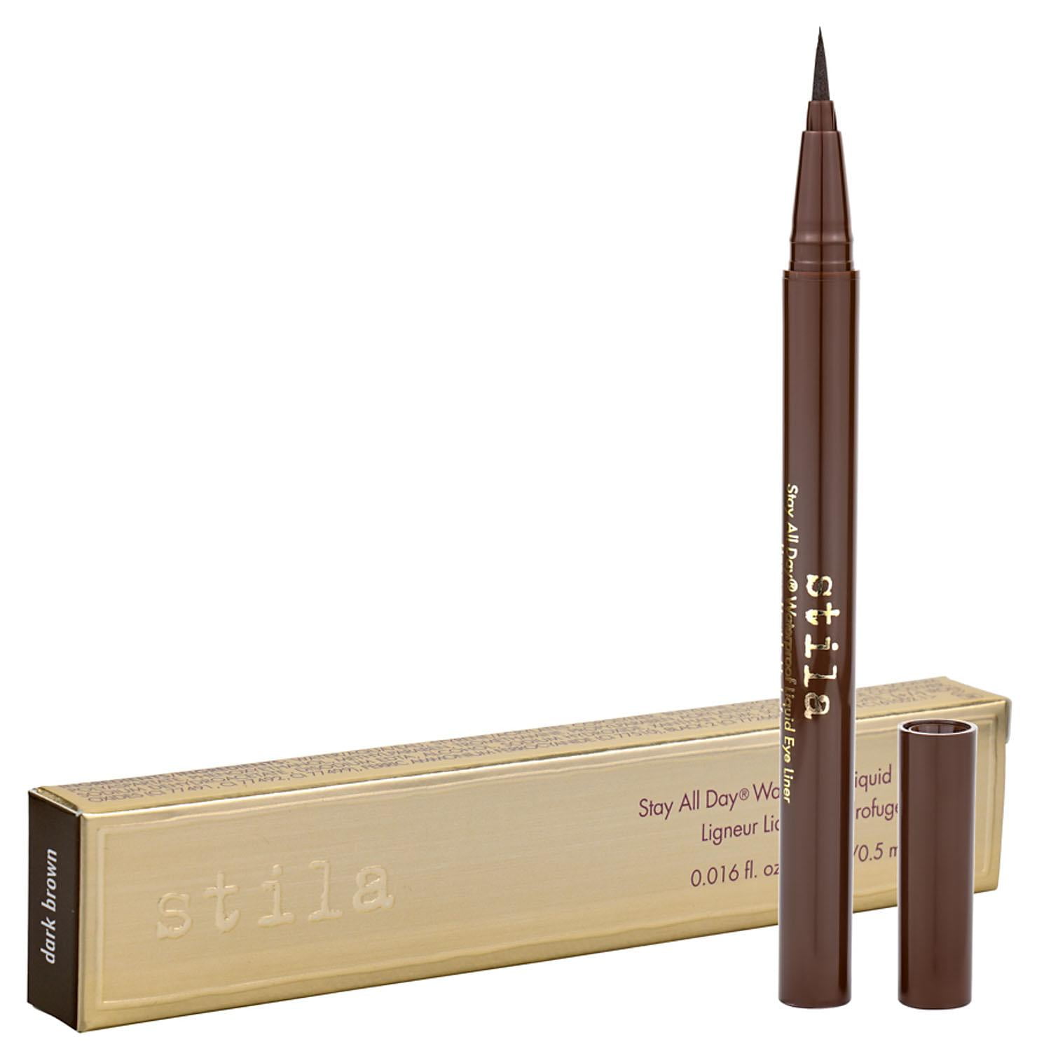 The Stila Stay All Day Waterproof Liquid Eye Liner, Dark Brown