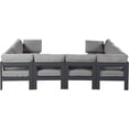 thumbnail image 3 of Meridian Furniture Nizuc Sectionnel Modulaire d'Extérieur Gris pour Patio, 3 of 8
