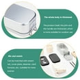 thumbnail image 2 of Outdoor Insulated Lunch Box with Handles Aluminium Lunchbox Portable Box for Camping Travel Fishing, 2 of 8