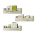 thumbnail image 3 of DRAKESTONE Floating Book + Display Shelf, 3-Pack - White Wash, 3 of 5